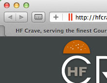 HF Crave Website Design & Email Newsletter Design