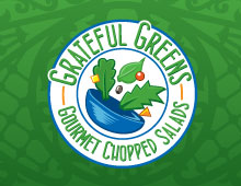 Grateful Greens Logo and Branding.